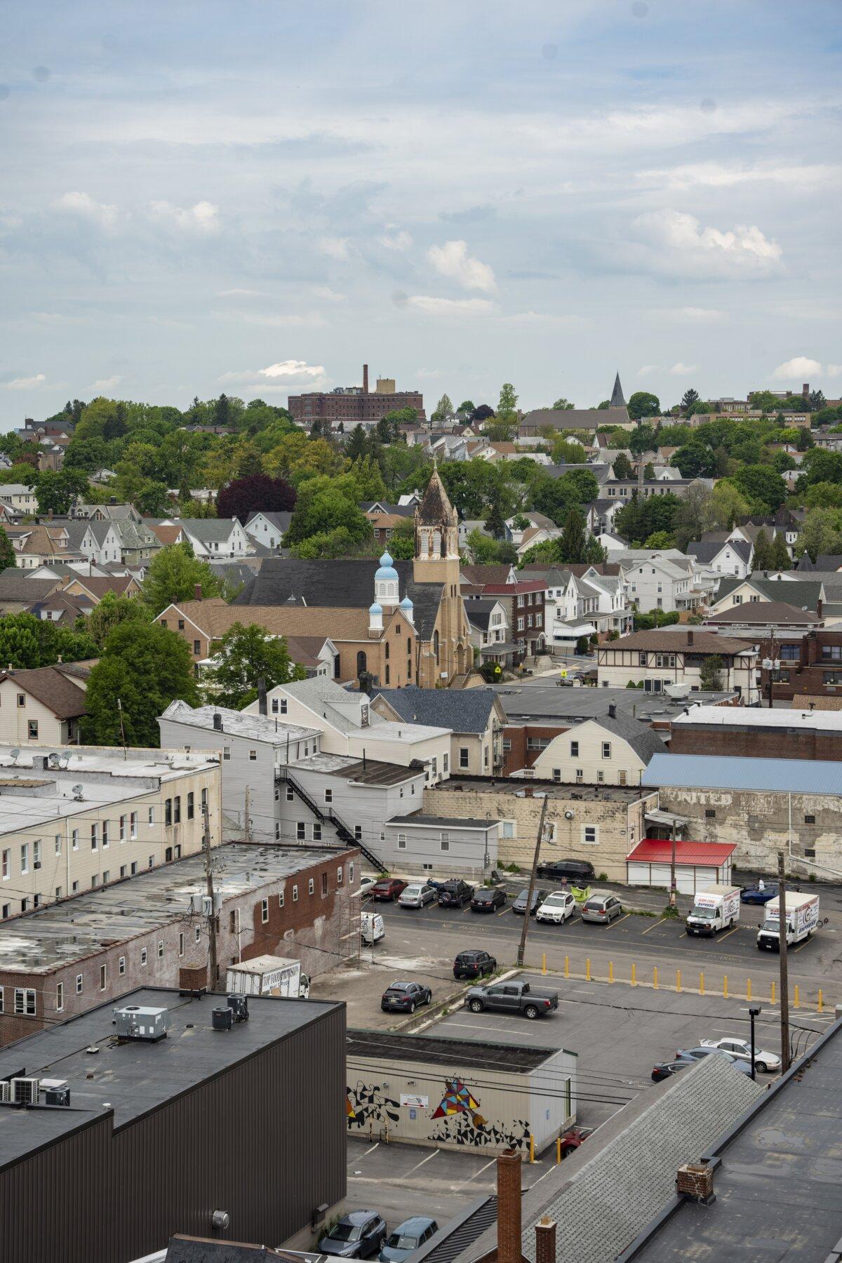 The city of Hazleton, Pa., on May 14, 2024. (Samira Bouaou/The Epoch Times)