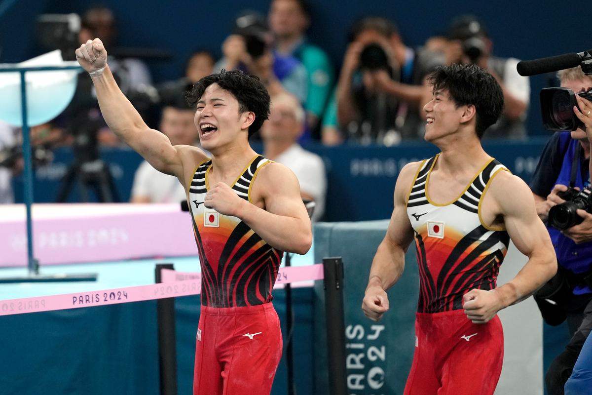 Japan’s Shinnosuke Oka Wins Men’s Olympic All-Around Title. Defending Champ Daiki Hashimoto Falters