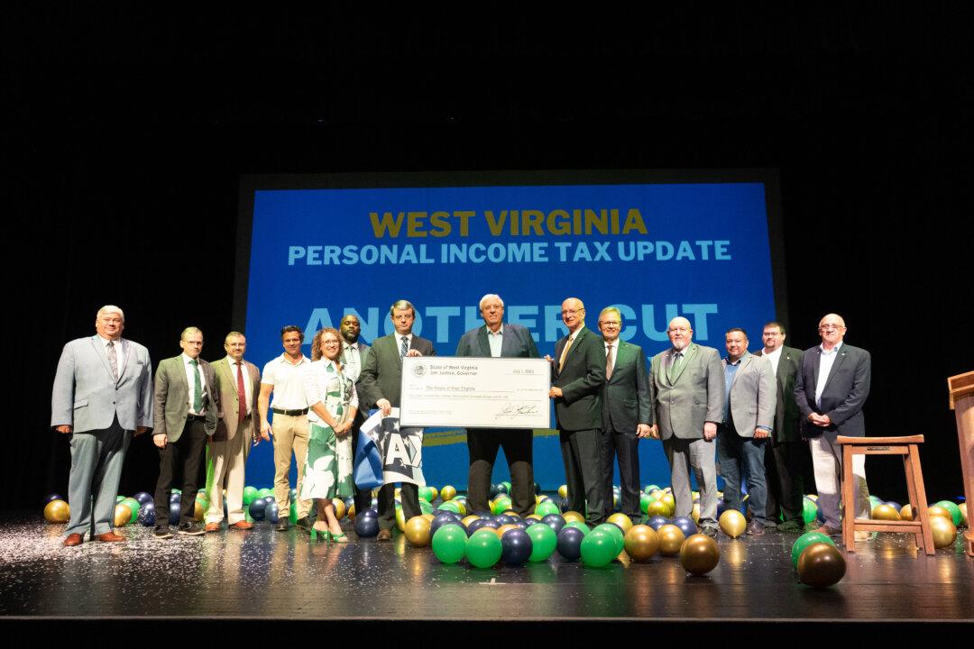 West Virginia Governor Says $826 Million Surplus Will Trigger Tax Cuts