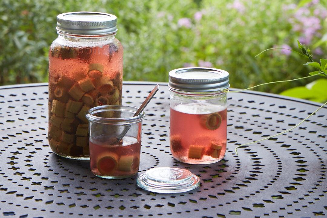 Japanese Knotweed Pickle and Soda