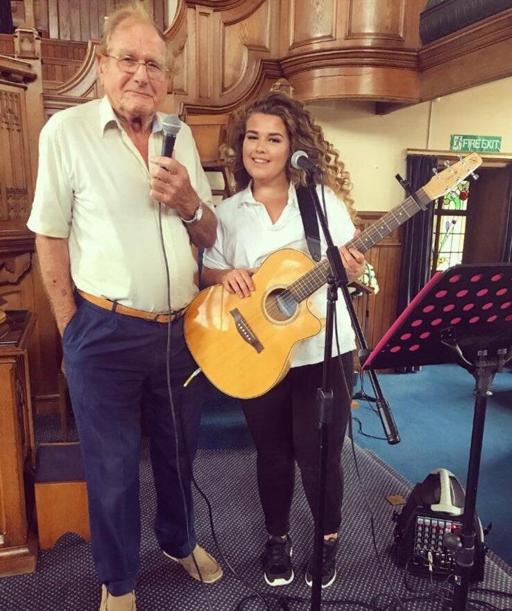 Ms. Tucker says she's grateful for all the moments she gets to spend with her grandparents. (Courtesy of <a href="https://www.instagram.com/yazzy_music/" target="_blank" rel="noopener">Yazzy Chamberlain</a>)