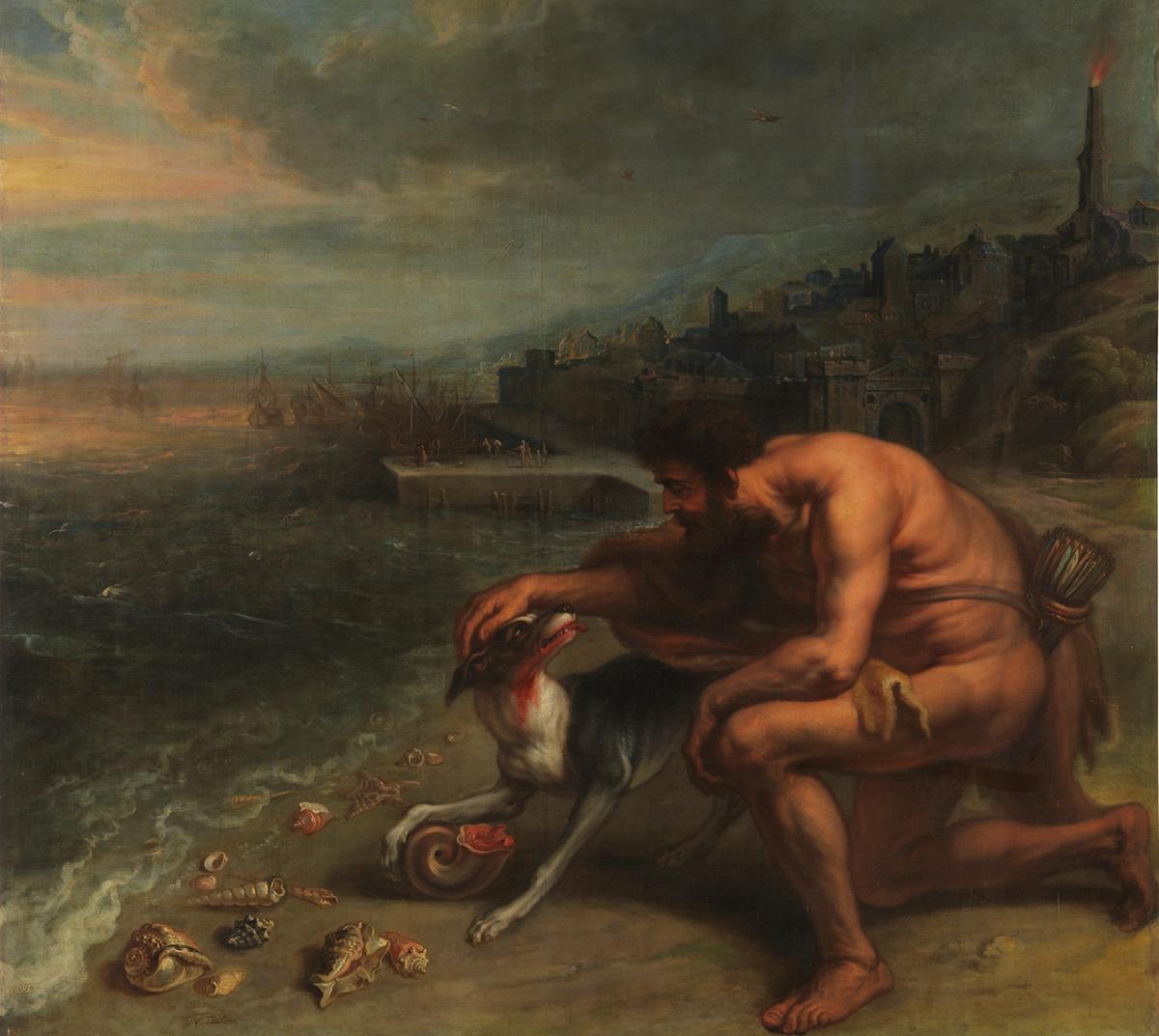 "The Discovery of Purple," between 1636 and 1638, by Theodoor van Thulden after Peter Paul Rubens. Oil on canvas. The Prado Museum, Madrid. (Public Domain)