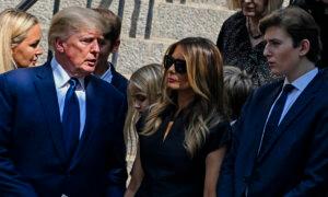Barron Trump Attends His Father’s Florida Rally in Campaign Debut