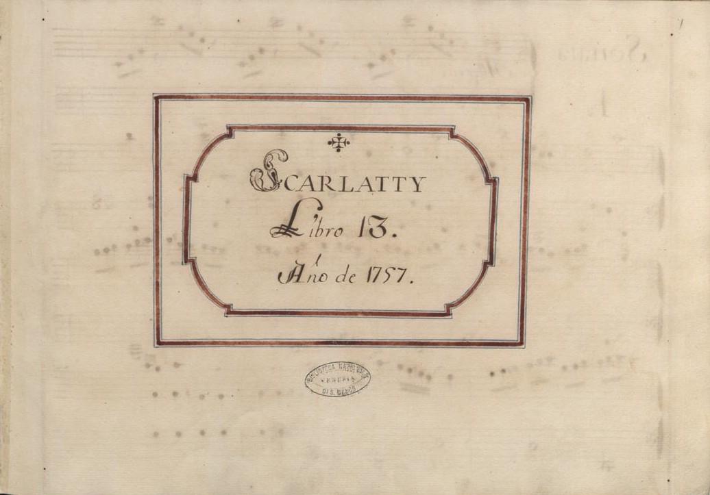 Scarlatti composed hundreds of keyboard sonatas for the amusement of his Queen and patroness. This is the 13th book and it contains sonatas 514 to 541. (<span class="mw-page-title-main"><a href="https://fr.wikipedia.org/wiki/Utilisateur:Patachonf">Patachonf</a>/</span><a href="https://creativecommons.org/licenses/by-sa/4.0/deed.en">CC BY-SA 4.0</a>)