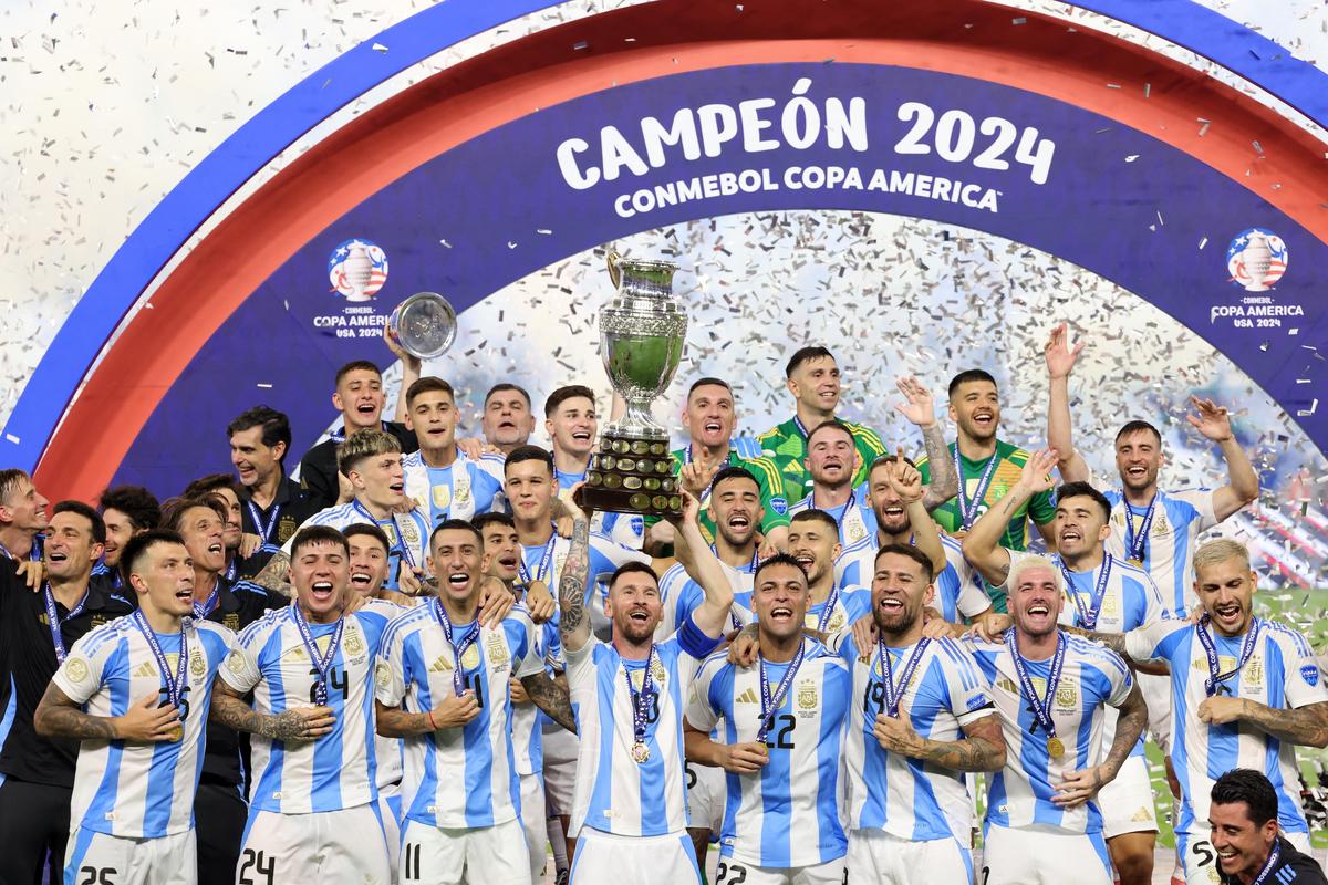 Argentina Wins Record 16th Copa America Title, Beats Colombia 1–0 After Messi’s Injury