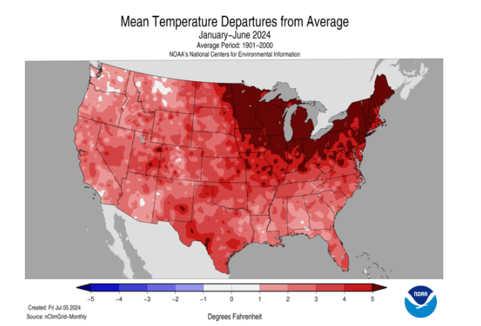 2024 Hottest Year on Record, US Hit With $15 Billion in Disasters So Far: NOAA