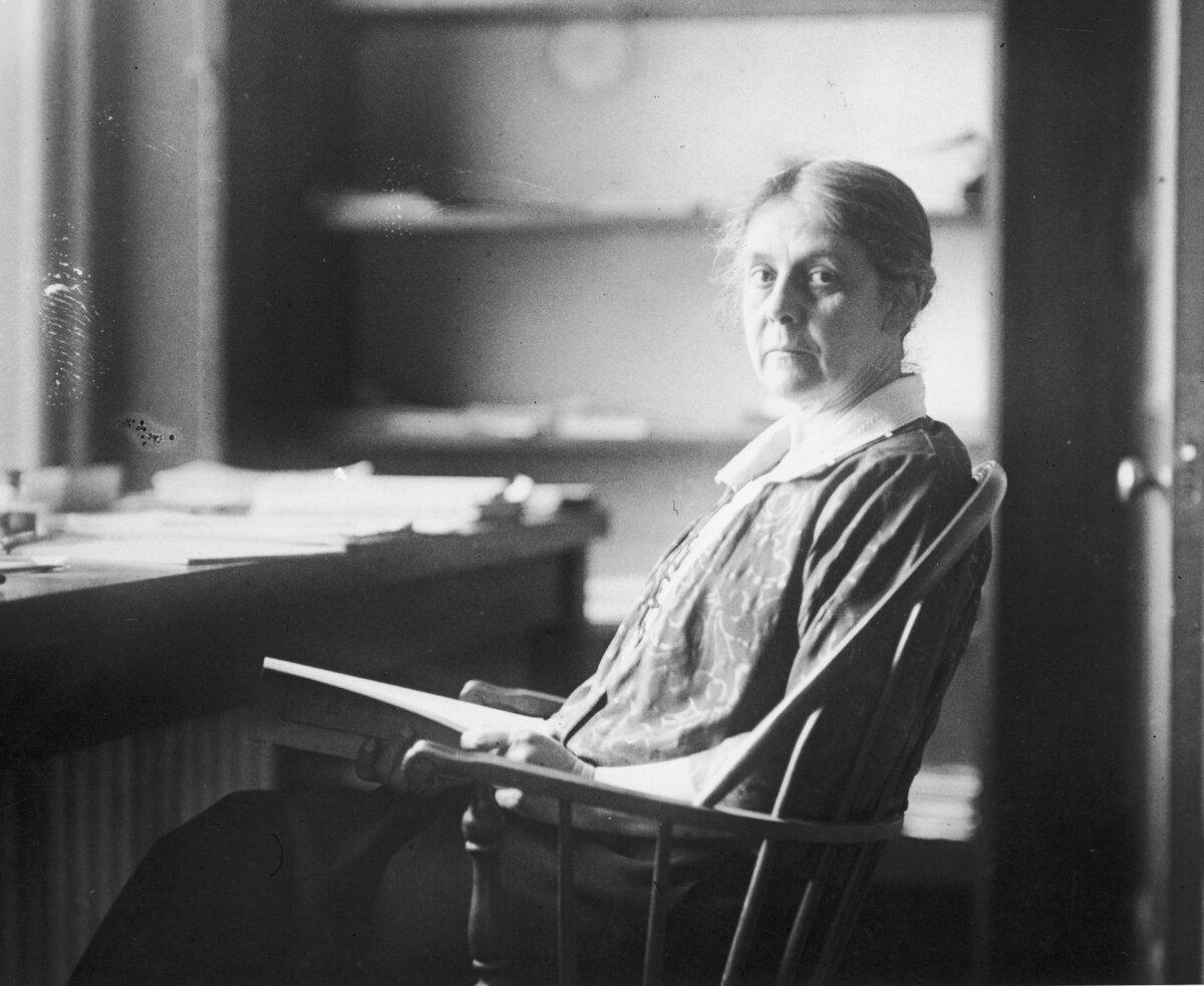 Alice Hamilton at Hull House, Chicago, circa 1935. (FPG/Archive Photos/Getty Images)