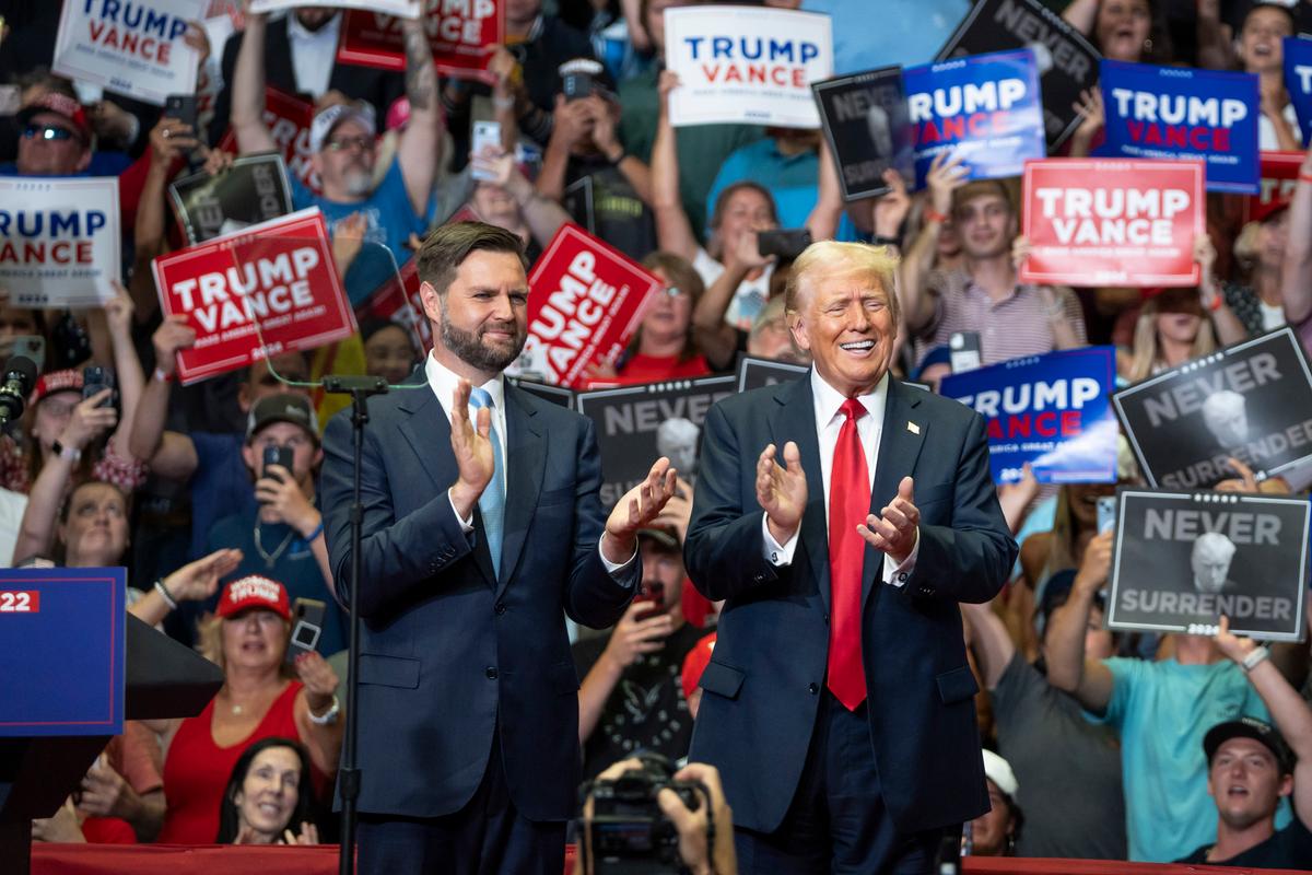 Trump, Vance Hold First Rally Since Assassination Attempt