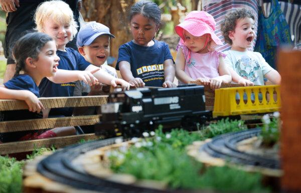 You Can Now Ride a Train Through a Lovely Oak Grove at LA County’s Descanso Gardens