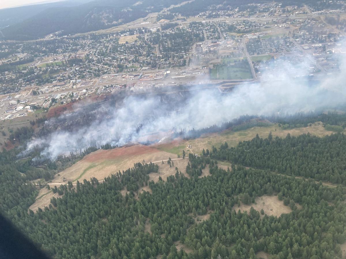High Winds, Large Hailstones and High Temperatures Challenge BC Wildfire Crews