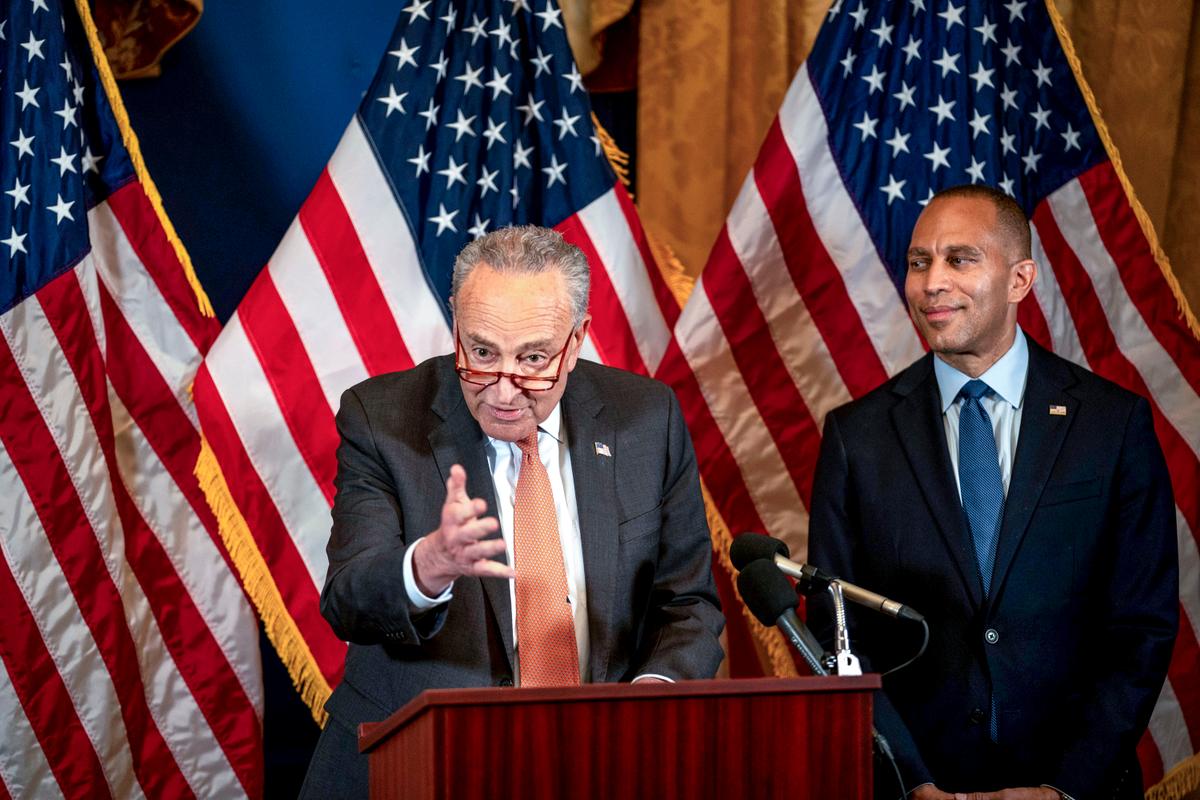 Schumer, Jeffries Endorse Harris for President