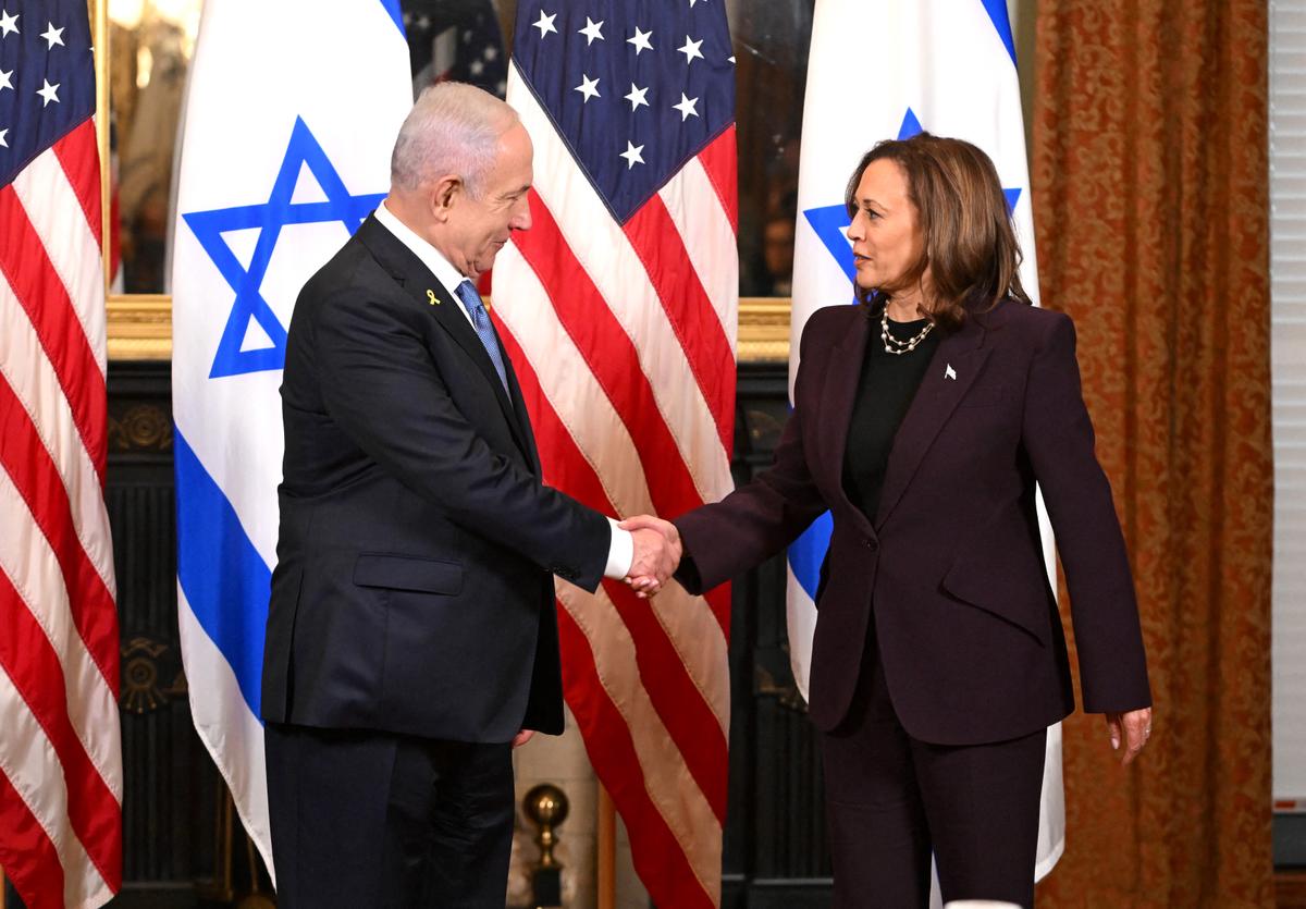 Harris Urges Netanyahu to Finalize Gaza Cease-Fire Deal After White House Meeting