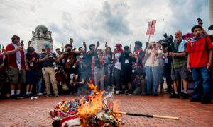 Democratic, Republican Leaders Condemn Flag Burnings, Vandalism During Netanyahu Visit