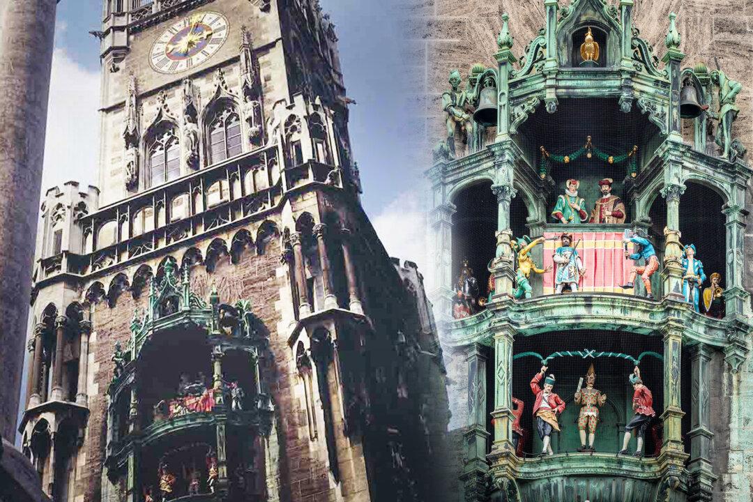 Giant Clocktower Comes Alive Twice a Day With Knights Jousting—But Watch What Happens at the End