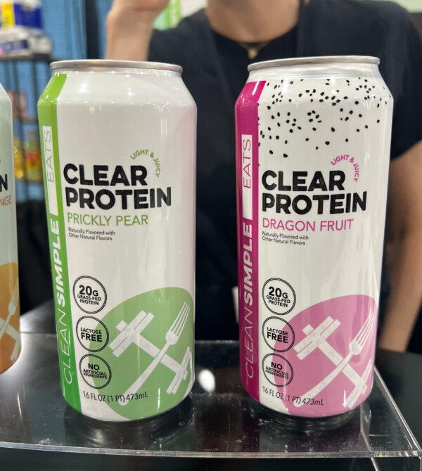 Protein-infused products were among the trends at the 2024 Summer Fancy Food Show in New York City. (Gretchen McKay/Pittsburgh Post-Gazette/TNS)