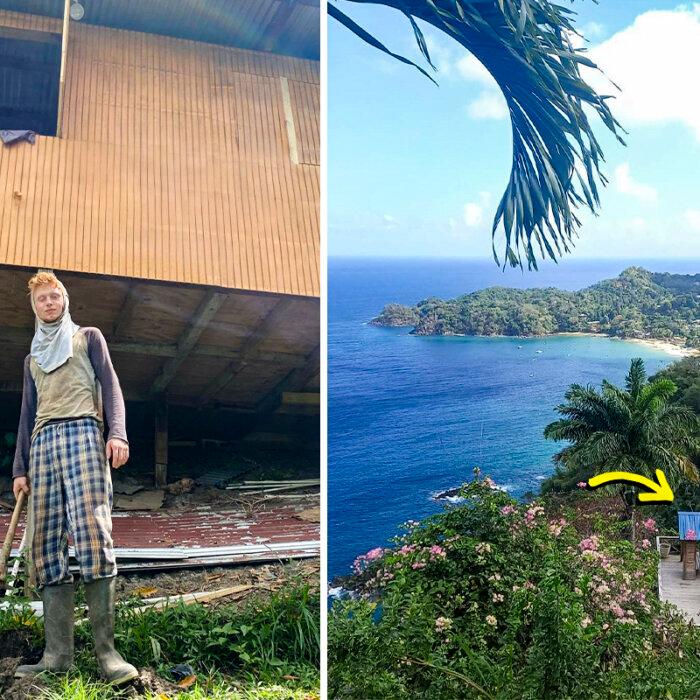22-Year-Old Man Builds Home on a Caribbean Island for Just $4,000—in Less Than 3 Months