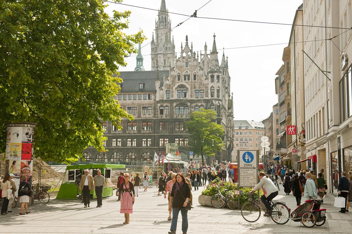 Take a stroll on the Marienplatz, Munich's main town square since 1158. (Maremagnum/Getty Images)