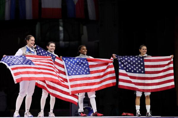 US Wins Historic Olympic Gold in Women’s Foil Team Event