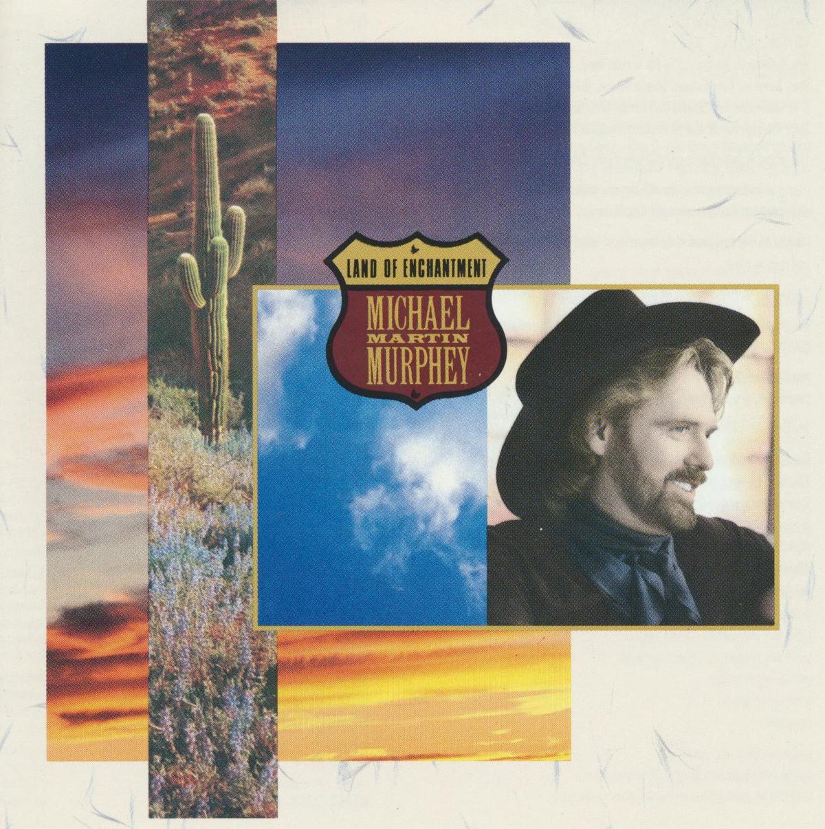 Cover for Michael Martin Murphey's 1989 album "Land of Enchantment." Internet Archive. (Public Domain)