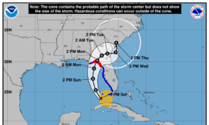 NHC: Tropical Storm Debby Forms, Expected to Make Landfall as Hurricane
