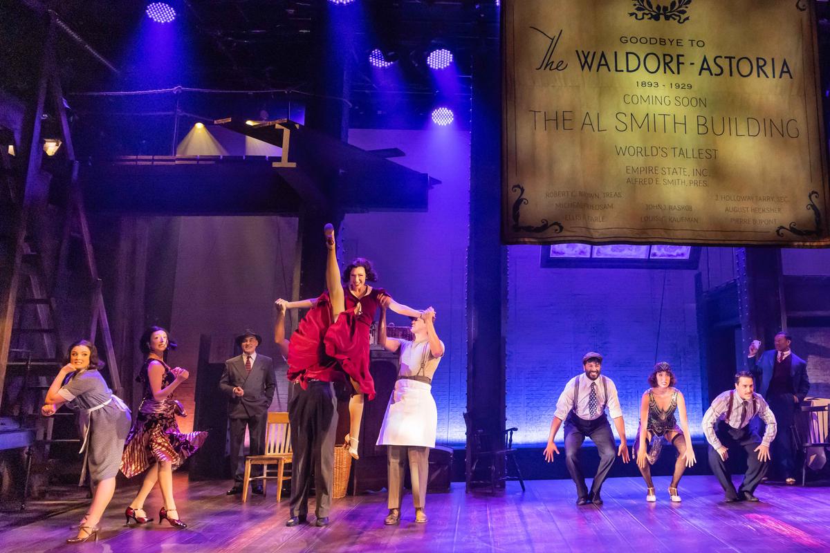 The constant switching between the current day and the Roaring Twenties can be overwhelming, in "Empire: The Musical." (Matthew Murphy)