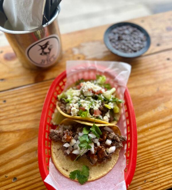 Tacos at Black Rooster Taqueria in the Mills 50 district in Orlando, Florida. (Michelle Stark/Tampa Bay Times/TNS)