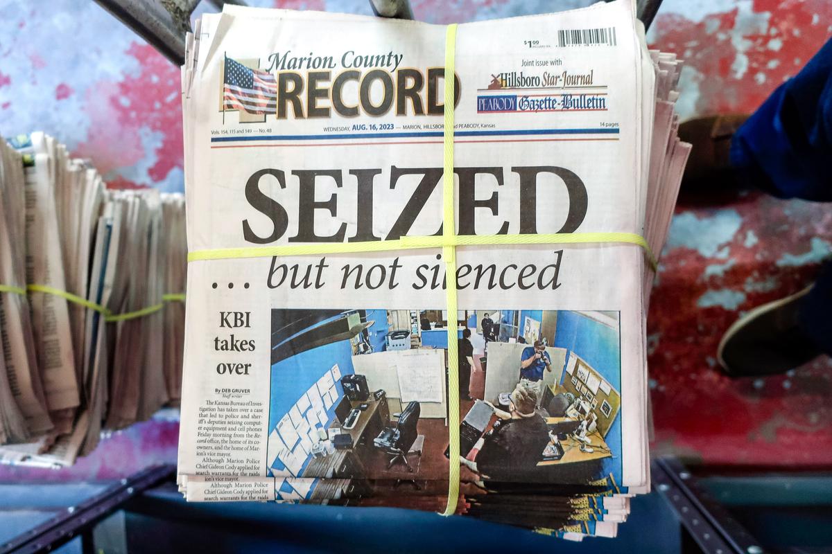 Kansas Police Chief Who Led Raid of Newspaper Violated Law: Prosecutors