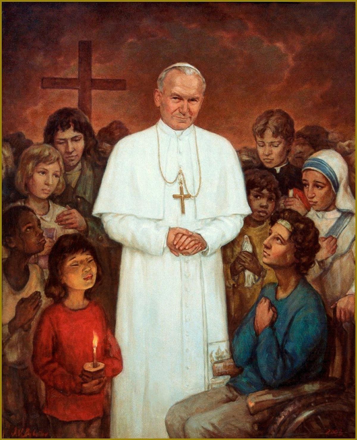“Believe—Be Not Afraid,” a 2003 portrait of Pope St. John Paul II by Igor V. Babailov. (Courtesy of Igor V. Babailov)