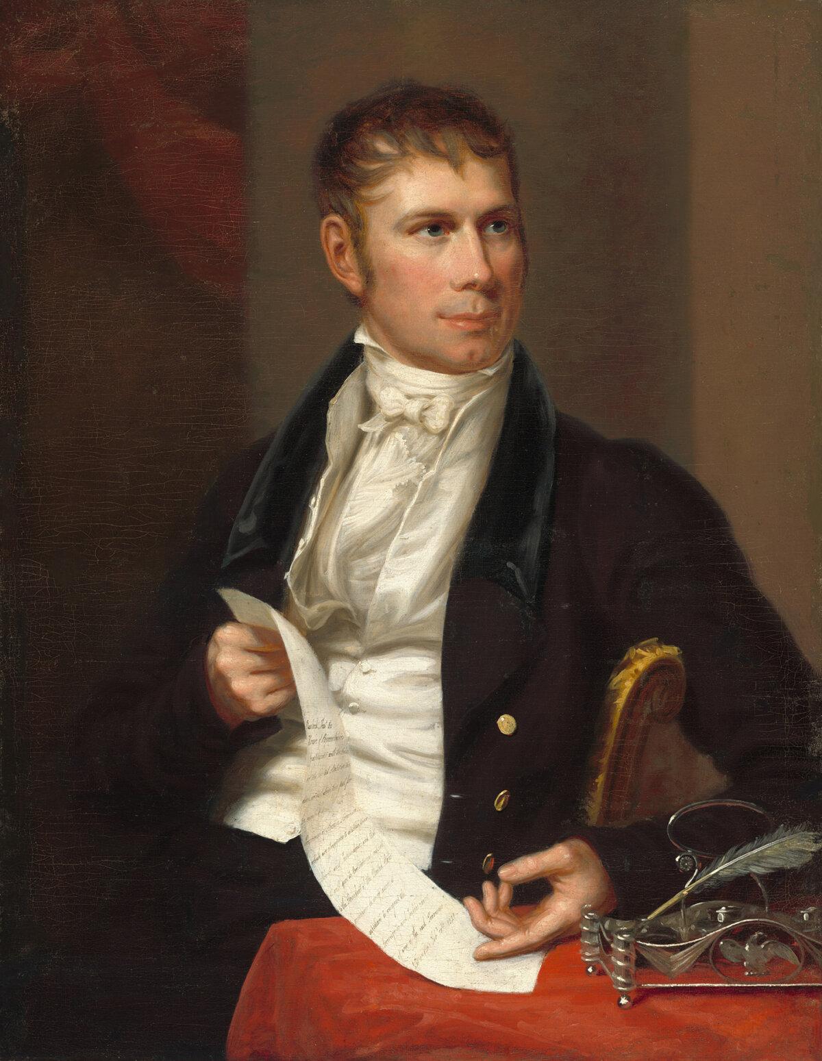 A portrait of Henry Clay, 1821, by Charles Bird King. Oil on canvas. National Gallery of Art, Washington. (Public Domain)