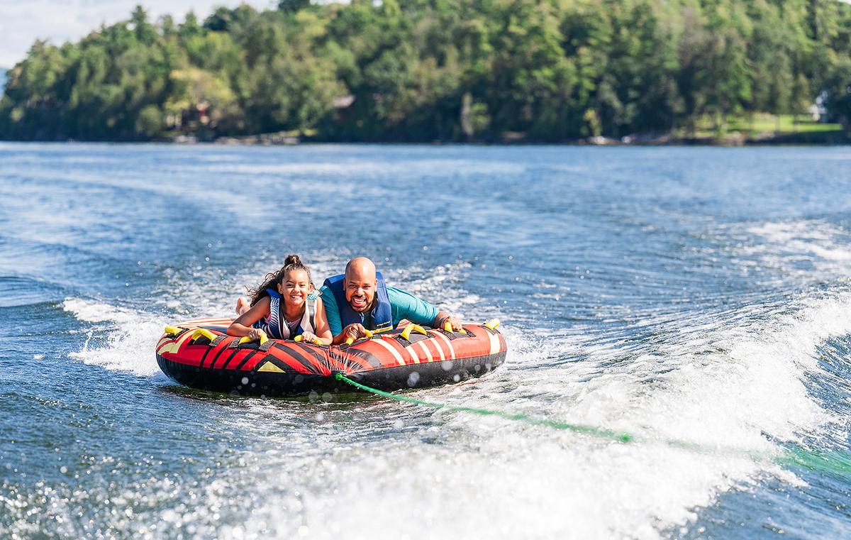 Water sports at Basin Harbor are one of the many recreational activities available. (Isora Lithgow Creations/Basin Harbor Resort)