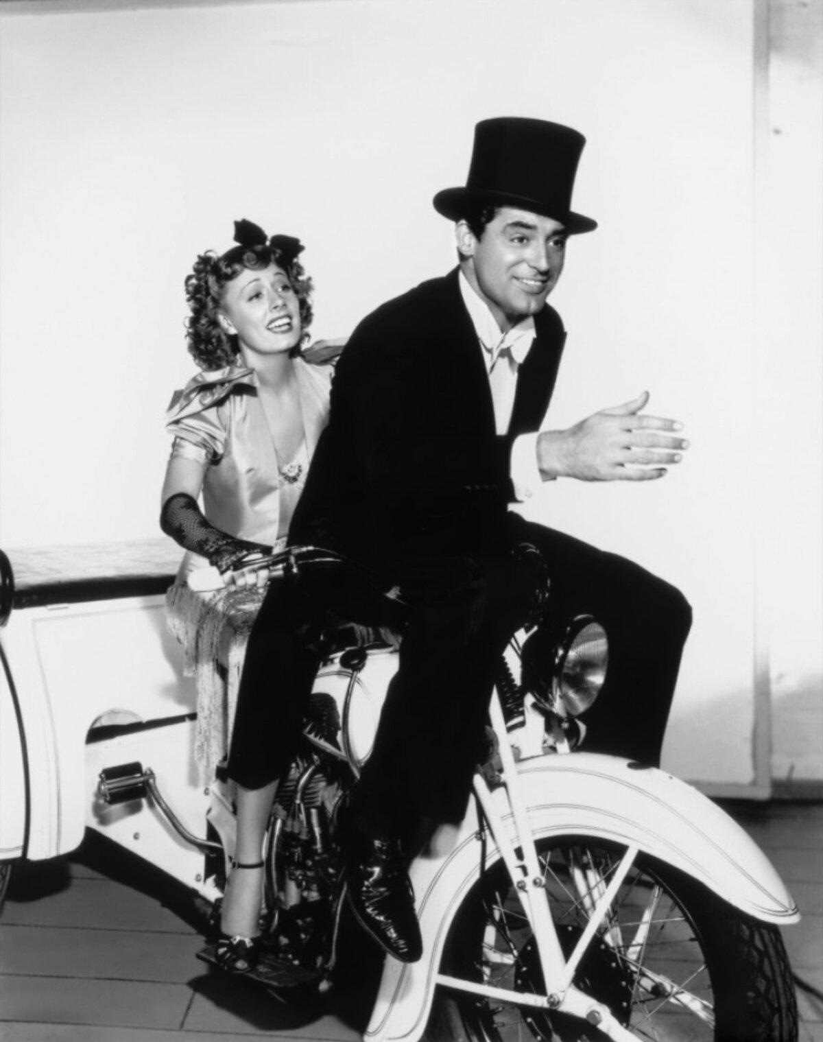 Lucy (Irene Dunne) and Jerry Warriner (Cary Grant) have good times and bad times in their marriage, in “The Awful Truth.” (MovieStillsDB)