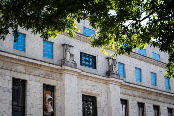 Federal Reserve in Washington on Aug. 12, 2024. (Madalina Vasiliu/The Epoch Times)