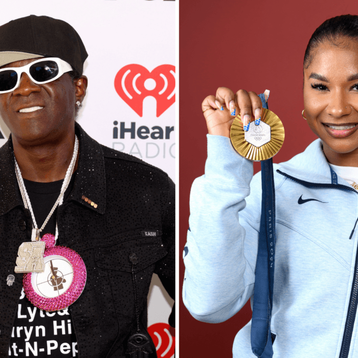 Rapper Flavor Flav Gifts Gymnast Jordan Chiles Bronze Clock Following Medal Controversy
