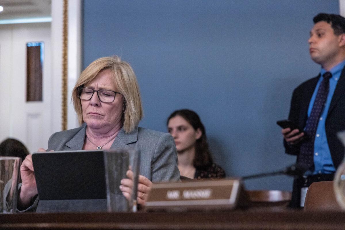 Rep. Michelle Fischbach (R-MN) during a House Rules Committee meeting on emergency measures regarding the recent attack on Israel by Iran at the U.S. Capitol in Washington on April 15, 2024. (Anna Rose Layden/Getty Images)