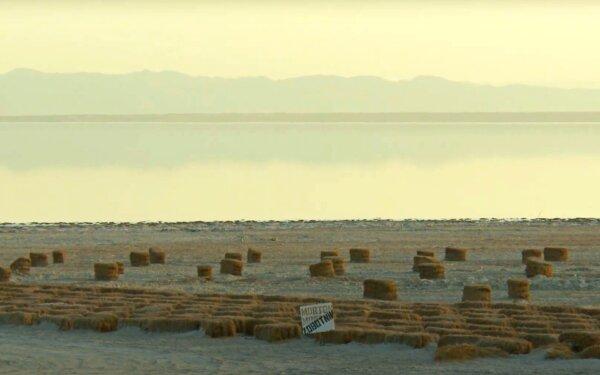 The Salton Sea seen from Bombay Beach, Calif., on Aug. 7, 2024. (Jimmy Ma/NTD)