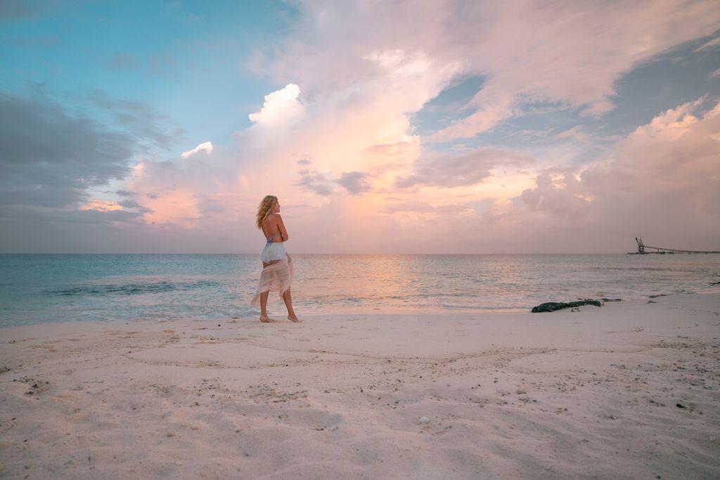 Salt Pier Beach is a popular spot for diving, snorkeling, or walking on the shore. (Courtesy of Tourism Corporation Bonaire)