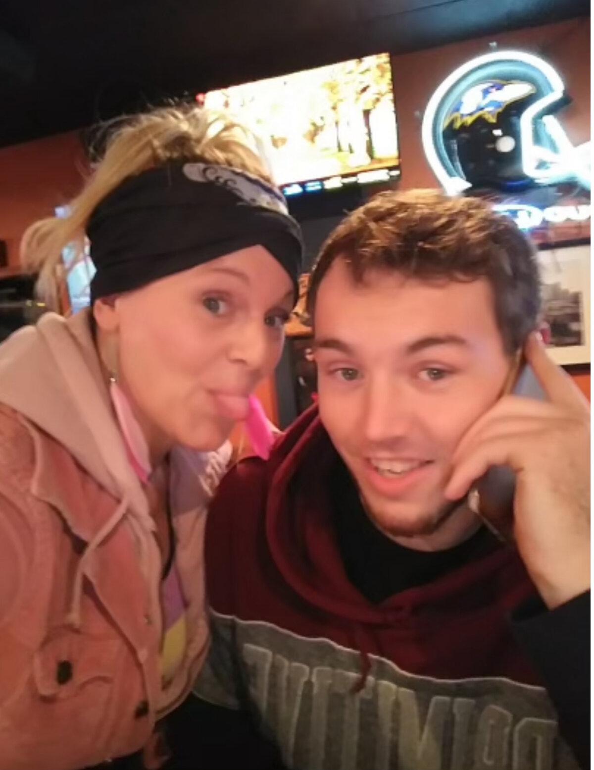 April and Austen Babcock a day before Austen died of fentanyl poisoning (Courtesy of April Babcock)