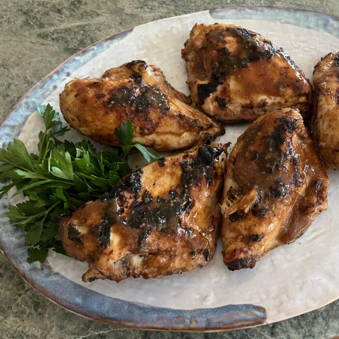 This Twice-Baked Barbecue Chicken Is Juicy and Crisp
