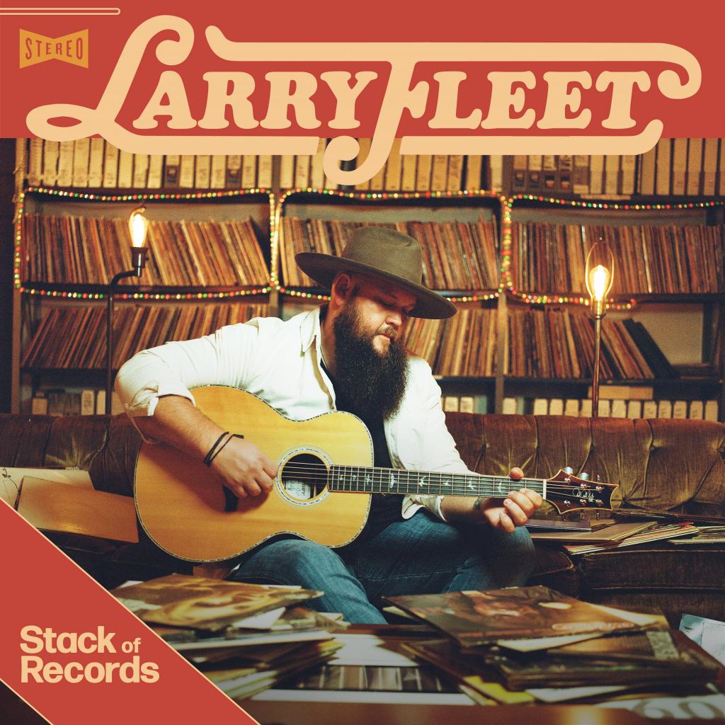 Cover of Larry Fleet's album "Stack of Records" that features his hit song, "Where I Find God."
