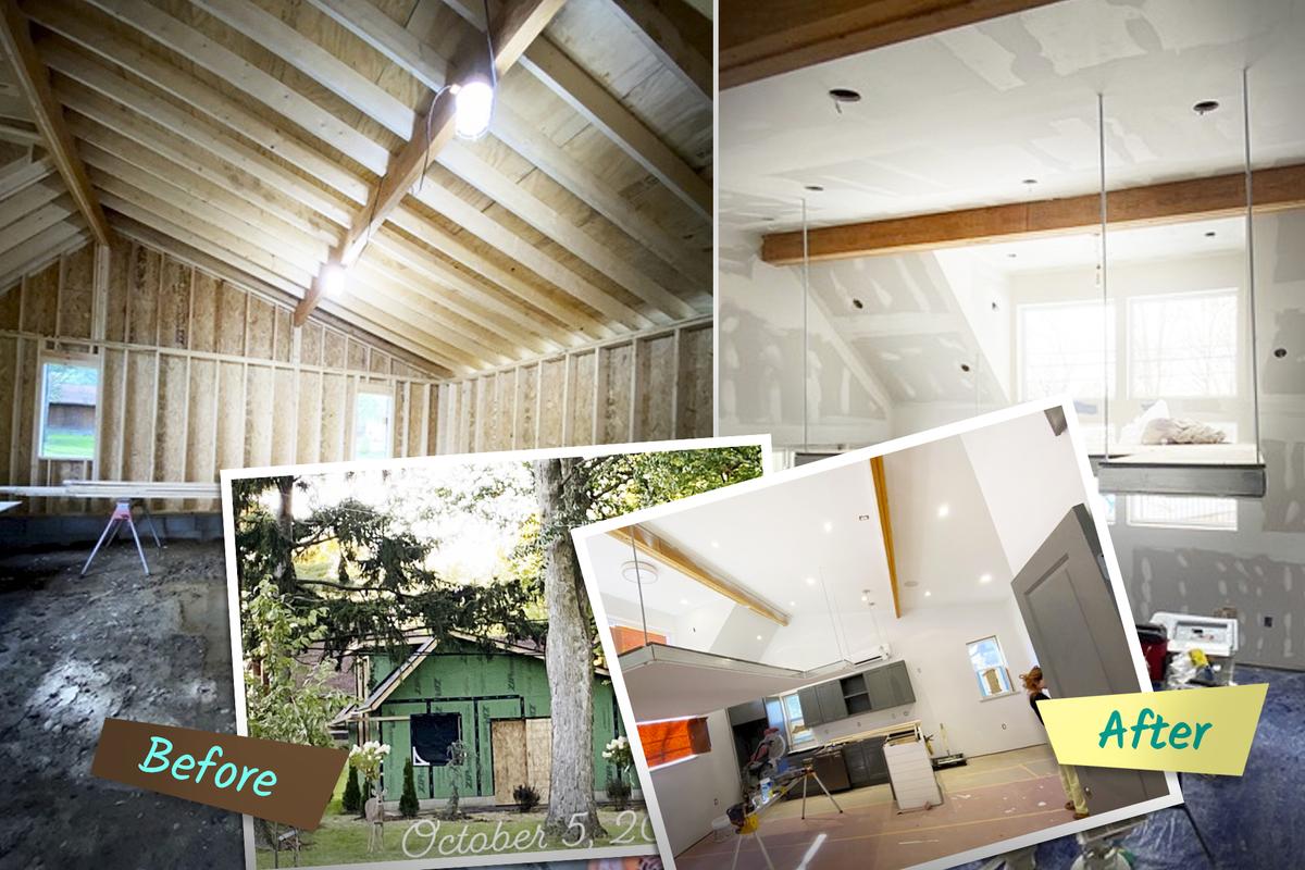 Parents Transform Old and Ugly Garage Into a One-Bedroom House for Their Daughter—the Result Is Amazing