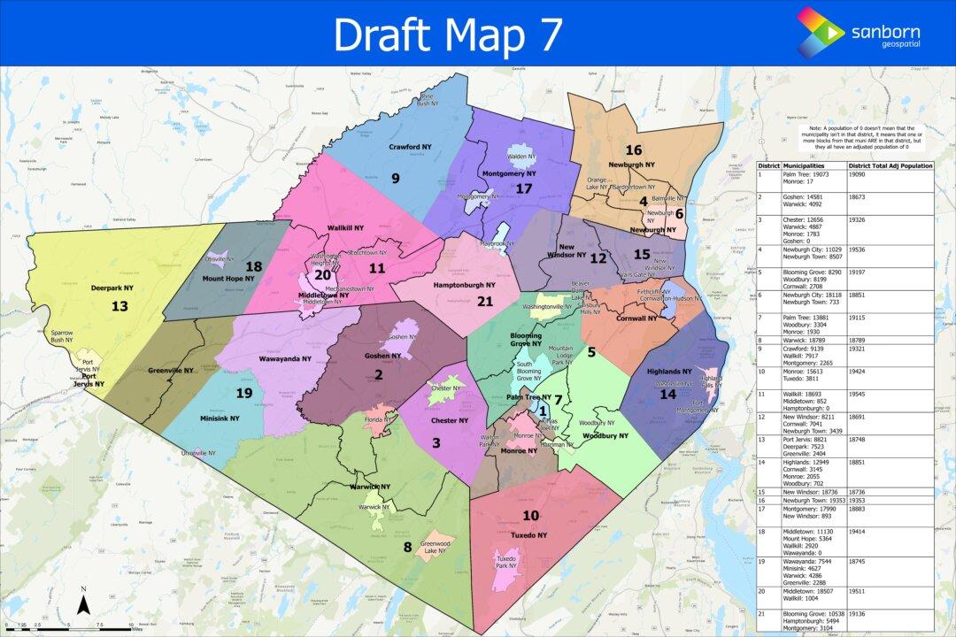 Public Hearing Set for Orange County Legislative District Draft Map