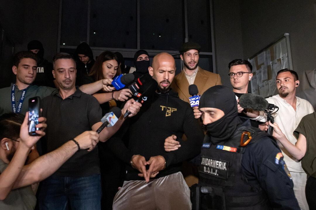 Internet Personality Andrew Tate Ordered to Be Put Under House Arrest