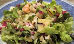Grilled Vegetable and Shrimp Salad Is Nice Way to Wind Down Summer