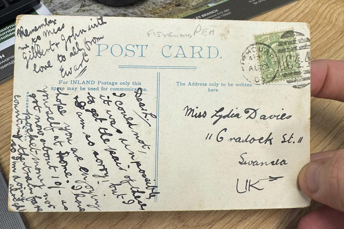 The contents of the letter referred to something that was known to both the sender and recipient but was not specified. (Courtesy of Swansea Building Society)