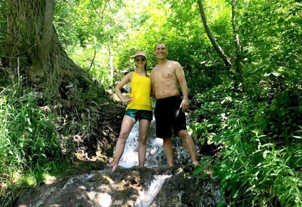 Katherine Hall, left, and David Bell in an undated photo. Bell was one of three adventurers who died Aug. 23, 2024, in the Sierra Nevada. (Courtesy of Katherine Hall)
