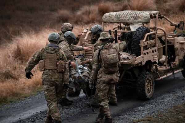 NZ Army's 1BDE soldiers tested their combat skills in the Waiouru Training Area during Exercise Valkyrie Rising, a large-scale training exercise based around a surprise conflict scenario. Courtesy NZ Defence Force.