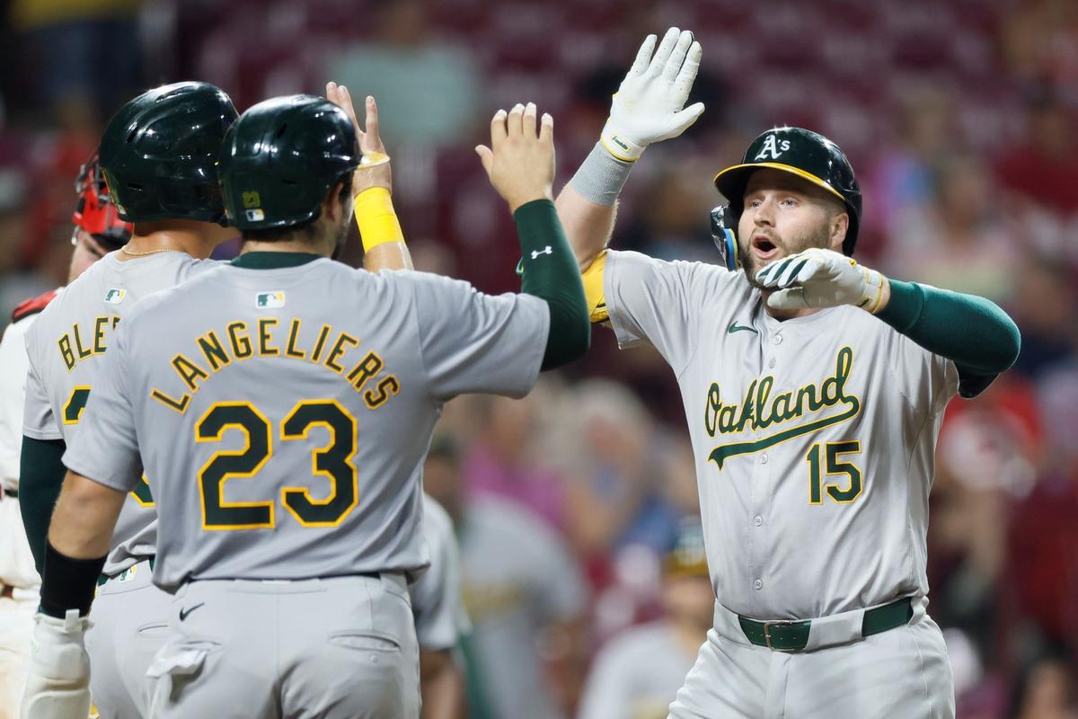 Brown’s Two Bombs Lead A’s Power Show in Victory at Cincinnati