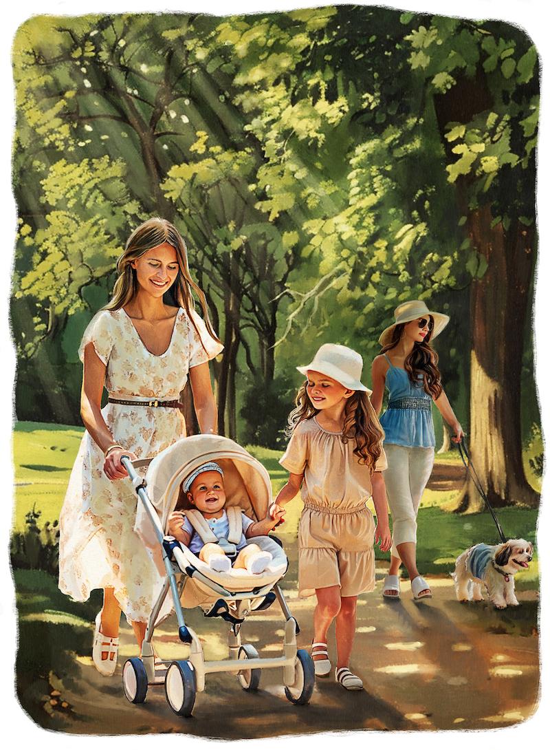 Raising children requires mental, emotional, and spiritual commitment. (Biba Kayewich)