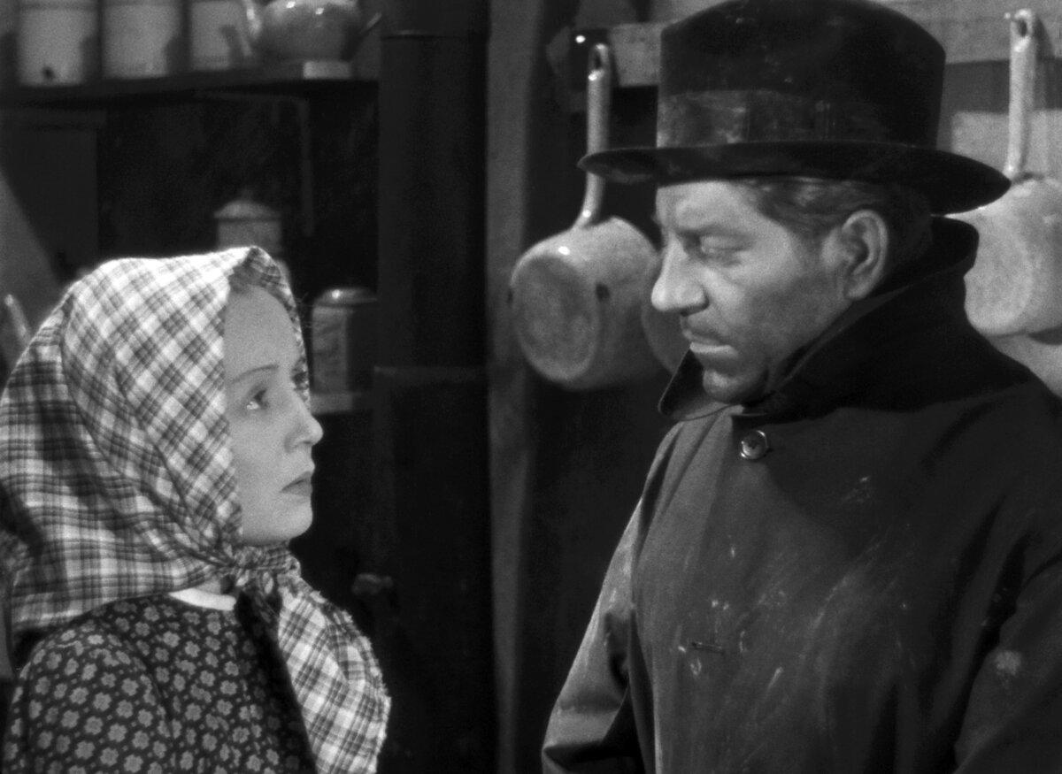 Elsa (Dita Parlo) and Lt. Maréchal (Jean Gabin), in "The Grand Illusion." (Réalisation d'Art Cinématographique)