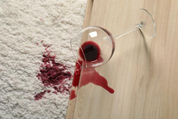 Treat water-soluble stains with a simple DIY solution. (New Africa/Shutterstock)